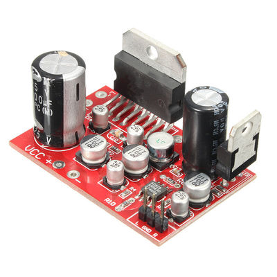 Kompakt 50mm * 33mm Amplifier Board dengan 38W + 38W Output Power dan DC9-17.5V Power Supply