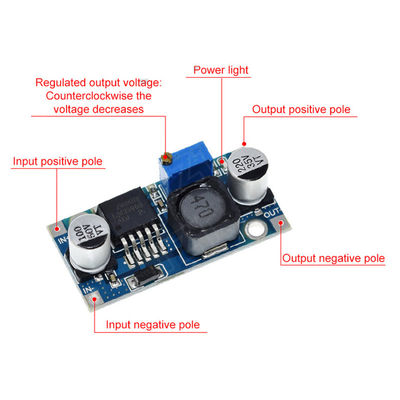 Regulator tegangan diatur LM2596S DC-DC Konverter Board untuk Pasangan Down Power Supply