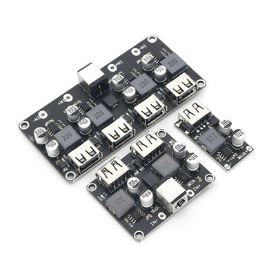 Papan Konverter Boost Modul Catu Daya Step Down USB Ganda QC3.0 QC2.0 6-32V 9V 12V 24V