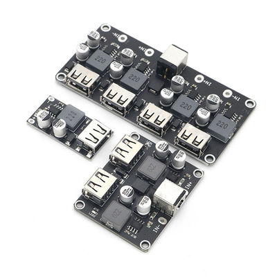 Papan Konverter Boost Modul Catu Daya Step Down USB Ganda QC3.0 QC2.0 6-32V 9V 12V 24V