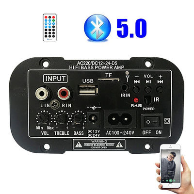 Papan Amplifier Audio Digital Konektivitas Bluetooth untuk Mobil, Sepeda Motor dan Audio Rumah