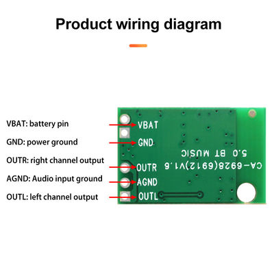 12V DC Power Amplifier Module Board 23*15MM dengan 3 Saluran (2.1) Audio Amplifier