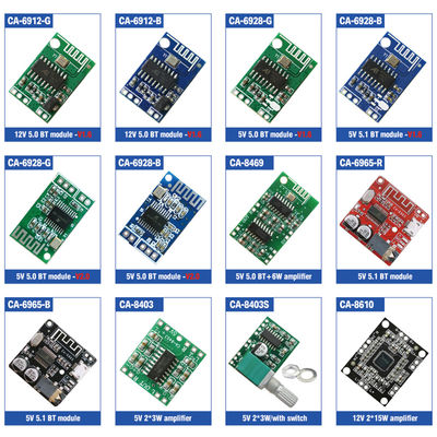 1 Saluran CA-6912 BT Audio Module 12V DC Speaker Amplifier Board Digital Output