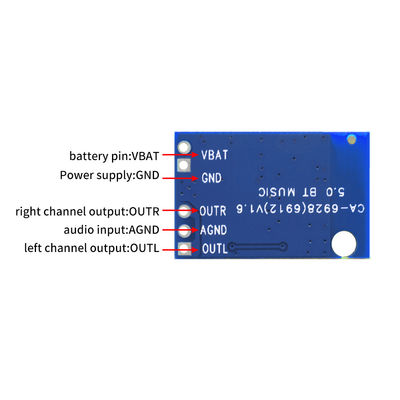 Papan Amplifier Audio Bluetooth 5.1 Daya Digital Modul Amplifier Speaker 12VDC 23*15MM