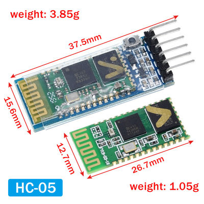 Wireless Bluetooth Module HC-05 HC-06 RF Transceiver dengan 2.4G Frekuensi 3.3V TTL Level dan 10 Meter Range UART Converter