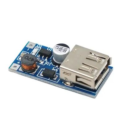Baterai Sel Tunggal Modul Power Supply Step-up 5V 600MA Pengisi daya DC-DC Boost Converter