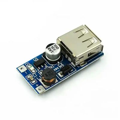 Baterai Sel Tunggal Modul Power Supply Step-up 5V 600MA Pengisi daya DC-DC Boost Converter