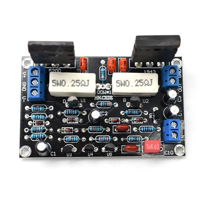 100W DC 35V C1-001 Mono Channel HIFI Audio Amplifier Board dengan tabung 2SC5200 2SA1943