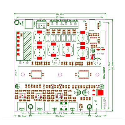 CA-3169B 2.1 Channel Audio Power Amplifier Board dengan High Fidelity Sound dan Compact 100x75x30mm Design