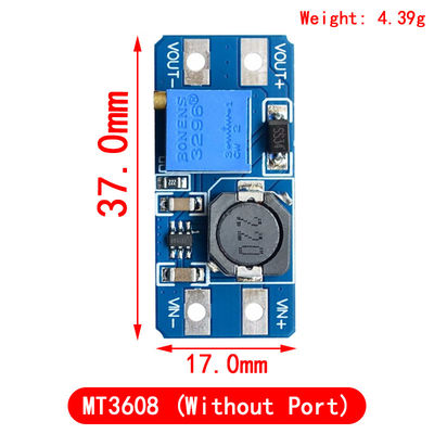 Creatall MT3608 DC-DC Boost Module 2A Boost Board Tegangan Masuk 2-24V Tegangan Keluar 30V