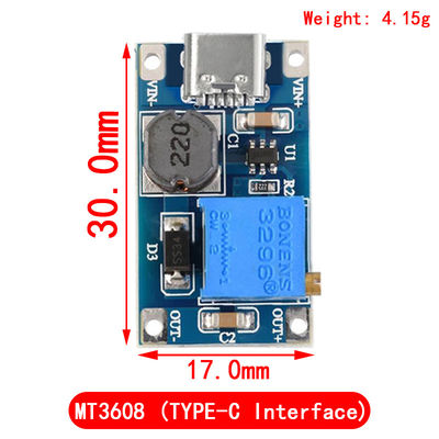 Creatall MT3608 DC-DC Boost Module 2A Boost Board Tegangan Masuk 2-24V Tegangan Keluar 30V