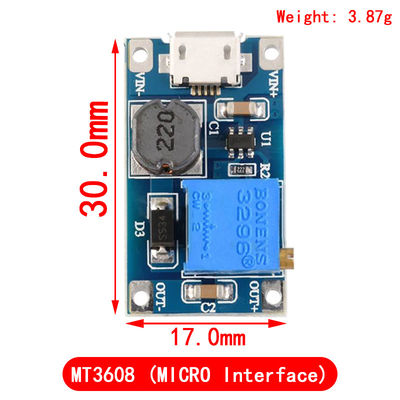 Creatall MT3608 DC-DC Boost Module 2A Boost Board Tegangan Masuk 2-24V Tegangan Keluar 30V