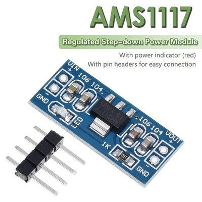AMS1117 3.3V modul IC untuk aplikasi pasokan listrik 1,5V 1,8V 2,5V 3.3V