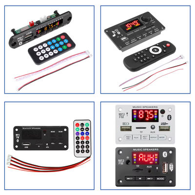 10W 20W Pull Rod Sound Power MP3 Player Trolley Speaker BT Amplifier Board Dengan Mikrofon