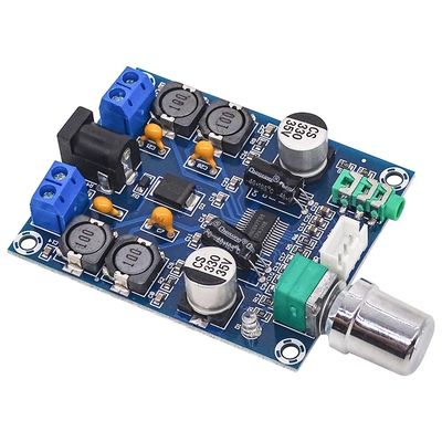 Papan Amplifier Daya Audio DC12-28V Saluran Ganda 45W*2 Stereo Linear Edisi HD