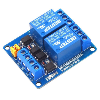 2 Channel Relay Module dengan Isolasi Optocoupler Dual 3.3V 5V 12V 24V Power Supply Module