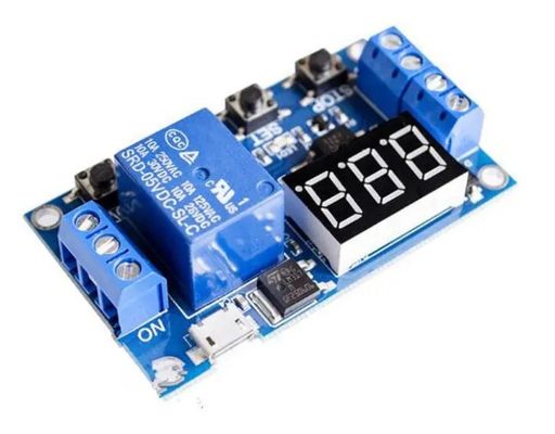 Display LED Digital 12V yang disegel Timer On/Off Relay Switch Board untuk Produksi PCB
