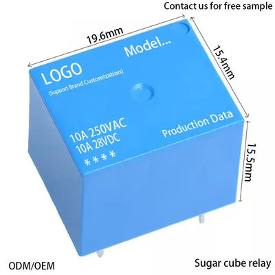 PCB Mini Electromagnetic Relay T73 Daya 10A 10amp 1 Co Dc 5V 12V 24 24V 24vdc 4 Pin 5pin 5pin