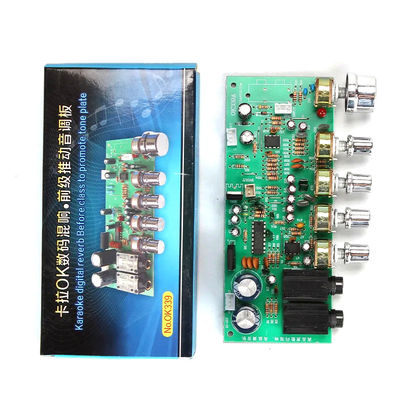 OK339 Series Low Noise Amplifier Board dengan Reverb untuk Dual AC12-15v Power Amplifier Preamp