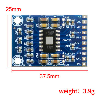 TPA3116D2 Chip Digital Amplifier Board dengan 50W + 50W Output dan 12V-24V DC Power