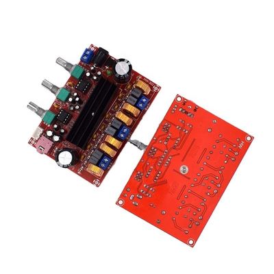 TPA3116D2 Audio Module 2.1 Channel Class D Power Amplifier Board dengan Daya Keluar 200W dan DC12-24V Wide Voltage