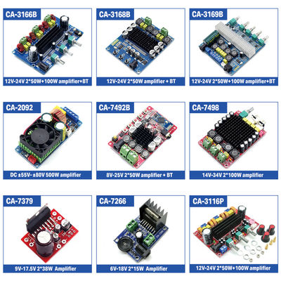 High Power Audio Tone Control Board TPA3116D2 Digital Amplifier Dengan Fungsi 12-24v