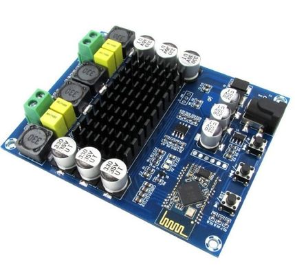 Papan Modul Amplifier Audio Digital Saluran Ganda Bluetooth 4.0 TPA3116D2 100W*2
