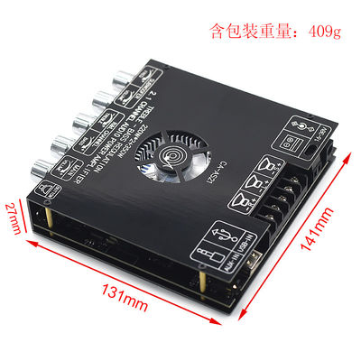 CA-AS21 Papan Audio Amplifier Subwoofer BT 2.1 Saluran 2*220W + 350W 12-24V AMP