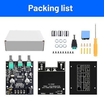 CA-502MT 5.0 BT Digital Audio Amplifier Board 2*50W 12-24V AMP Modul