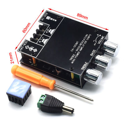 CA-502MT 5.0 BT Digital Audio Amplifier Board 2*50W 12-24V AMP Modul