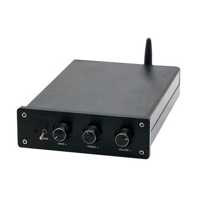 Amplifier Daya Audio Rumah 100W*2 + 200W dengan Bluetooth 5.0 dan 2.1 Saluran Mini HiFi Stereo Kelas D Amp Digital