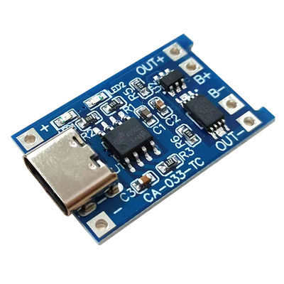 CA-033 Micro Type-C USB 5V Charging Board Dual Function 1A Li-Ion Lithium Battery Charger Module 18650 TP4056 ICs Produk