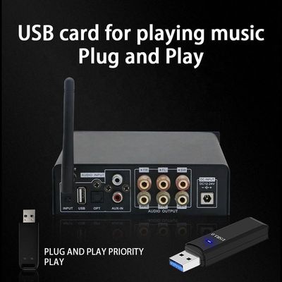 2.1 Saluran 100W Output Power Wireless Bluetooth Digital Audio HIFI Amplifier Daya untuk Audio Rumah