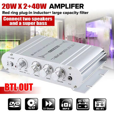 2.1 Channel 12V Amplifier Board dengan 80WX2 + 80W Output Power untuk Audio Digital Hi-Fi Rumah