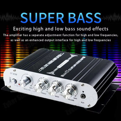 2.1 Channel 12V Amplifier Board Subwoofer Home Power Amplifier Circuit Board Amplifier De Potencia Hi-Fi Digital yang dapat diisi ulang