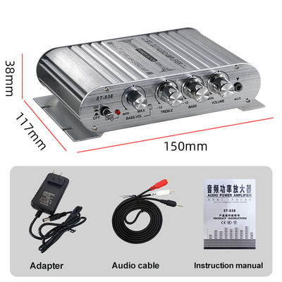 2.1 Channel 12V Amplifier Board dengan 80WX2 + 80W Output Power untuk Audio Digital Hi-Fi Rumah