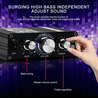 AK-270 12V Small Power Bluetooth Audio Amplifier 2.0 Channel Output HIFI Mini Power Amplifier untuk Home Theater Sound System