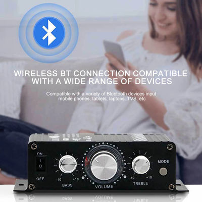 AK-270 12V Small Power Bluetooth Audio Amplifier 2.0 Channel Output HIFI Mini Power Amplifier untuk Home Theater Sound System