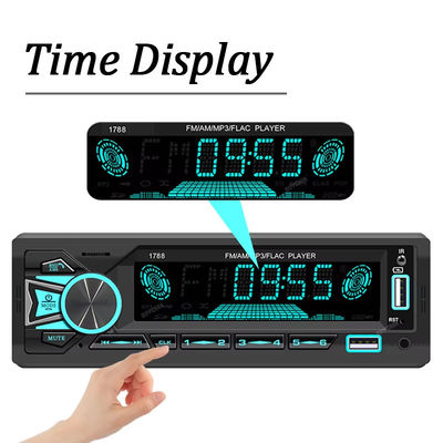 Universal 60Wx4 Car Radio Srereo MP3 Player FM Receiver Radio Stereo Audio Music USB/SD dengan Dash AUX Input