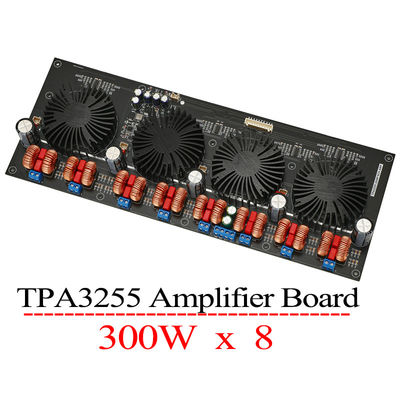 TPA3255 8-kanal 300W Digital Power Amplifier Board Efisiensi Tinggi Kelas D Audio Amp untuk DIY Home Theater