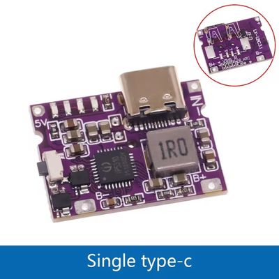 IP5310 Step-Up Power Module Type-C USB Boost Converter 5V 4.2V 3A Papan pengisian baterai lithium dengan indikator LED