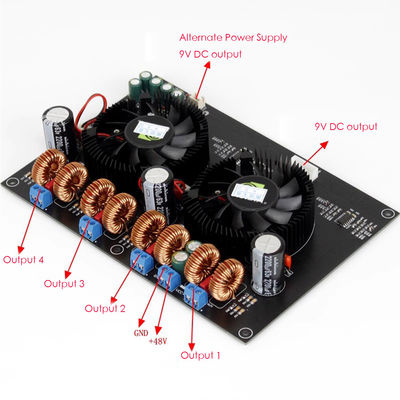 TPA3255 2.0 Channel Digital Kelas D HiFi Audio Amplifier Board 600W*2 High-Power Board untuk Penggemar &amp; Penerima
