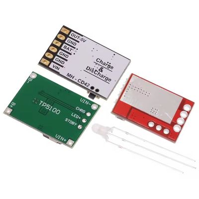 TP5100 TP5000 Pengelolaan Pengisian Daya Modul Papan 18650 1A 2A 5V Kompatibel Dengan 4.2V 8.4V 1S 2S Baterai Lithium