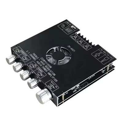 ZK-AS21 2.1 Channel Audio Amplifier Module TPA3255 Subwoofer 220WX2+350W 220WX2+350W Amplifier Board ZK-AS21