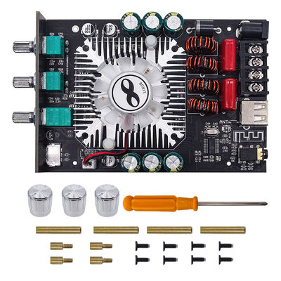 ZK-1602T 2*160W 2.0 Channel Class d Audio Stereo Amplifier Board Bass AMP TDA7498E BT 5.0 Subwoofer Amplifier Board ZK-1602T