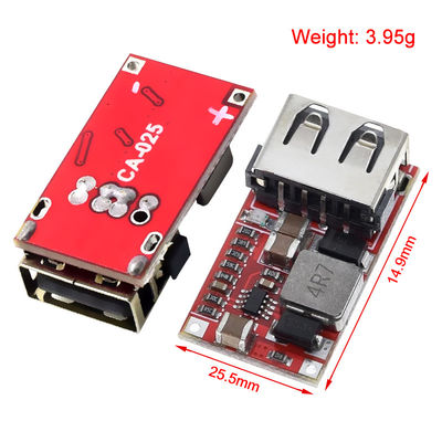 CA-025 Konverter DC-DC yang Efisien Papan Pengembangan Pengisi USB 6V-24V 24V 12V hingga 5V 97,5% Modul Buck untuk Pasokan Listrik Mobil