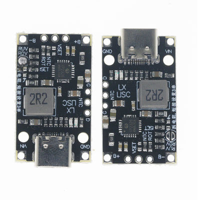 Tipe-C USB 2/3S BMS 15W 8.4V 12.6V 1.5A Lithium Battery Charging Boost Module Dengan Dukungan Seimbang Pengisian Cepat Dengan Indikator
