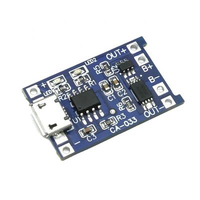 CA-033 Micro Type-c USB 5V Charging Board dengan fungsi ganda 1A Li-ion Lithium Battery Charger Module 18650 TP4056 Standar