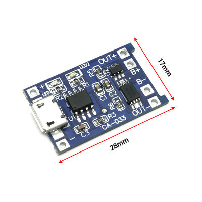 CA-033 Micro Type-c USB 5V Charging Board dengan fungsi ganda 1A Li-ion Lithium Battery Charger Module 18650 TP4056 Standar