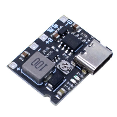 3.7V sampai 9V 5V 2A DC-DC Step Up Boost Module 18650 Lithium Battery Charging Discharging Board Type-C DC TP4056